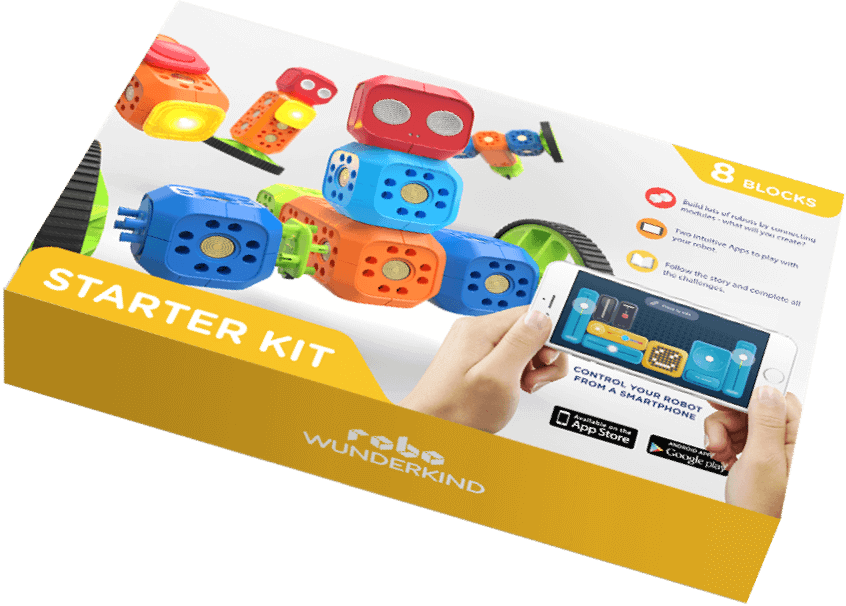 Robo Wunderkind Starter Kit. Модульный конструктор робототехники